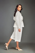 Load image into Gallery viewer, Button-Down Shirt with Metallic Embellishments & Pants