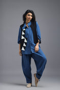 Load image into Gallery viewer, BLUE LINEN PANTS