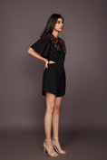 Load image into Gallery viewer, Black Playsuit With Detachable Collar