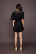 Load image into Gallery viewer, Black Playsuit With Detachable Collar