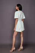 Load image into Gallery viewer, White Playsuit With Detachable Collar