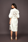 Load image into Gallery viewer, White Shirt Dress With Layered Sleeves