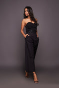Load image into Gallery viewer, Black Co-Ord Pants Comes With Sequin Belt
