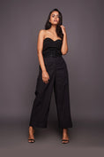 Load image into Gallery viewer, Black Co-Ord Pants Comes With Sequin Belt