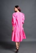 Load image into Gallery viewer, Pink Long Dress With Embroidery