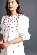 Load image into Gallery viewer, White Long Dress With Embroidery