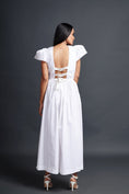 Load image into Gallery viewer, White Jumpsuit With Embroidery