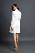 Load image into Gallery viewer, White Jacket Dress With Belt
