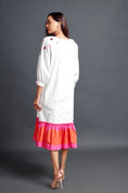Load image into Gallery viewer, White Confetti Shoulder Dress