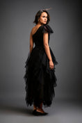 Load image into Gallery viewer, One-shoulder Asymmetrical Co-ord With Tiered Tulle Skirt
