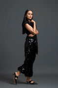Load image into Gallery viewer, Floral Patchwork Peplum Co-ord Set
