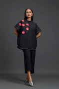 Load image into Gallery viewer, Black Floral Patch Co-ord Set
