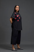 Load image into Gallery viewer, Black Floral Patch Co-ord Set
