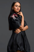 Load image into Gallery viewer, Shoulder-Detail Taffeta Bubble Dress
