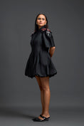 Load image into Gallery viewer, Shoulder-Detail Taffeta Bubble Dress
