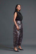 Load image into Gallery viewer, Gunmetal Laser-Cut Trousers
