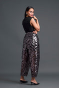 Load image into Gallery viewer, Gunmetal Laser-Cut Trousers

