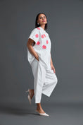 Load image into Gallery viewer, White Floral Patch Co-ord Set
