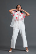 Load image into Gallery viewer, White Layered Organza Halter Top
