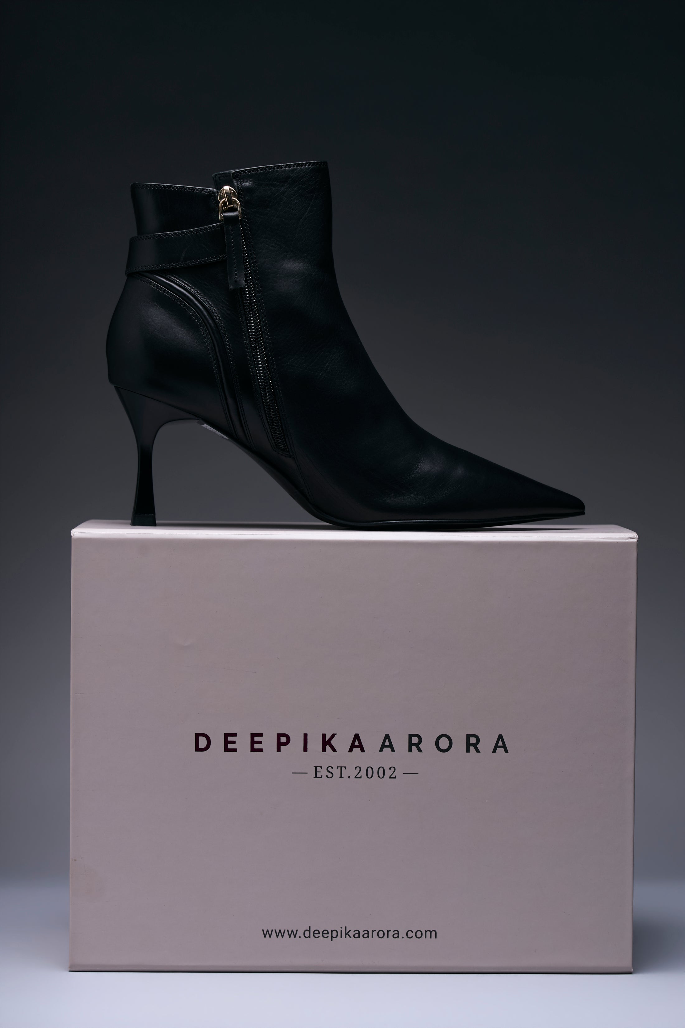 Starlight Crystal Detail Ankle Boots