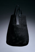Load image into Gallery viewer, Onyx Weave Bucket Tote
