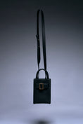 Load image into Gallery viewer, Noir Mini Bucket Crossbody Bag
