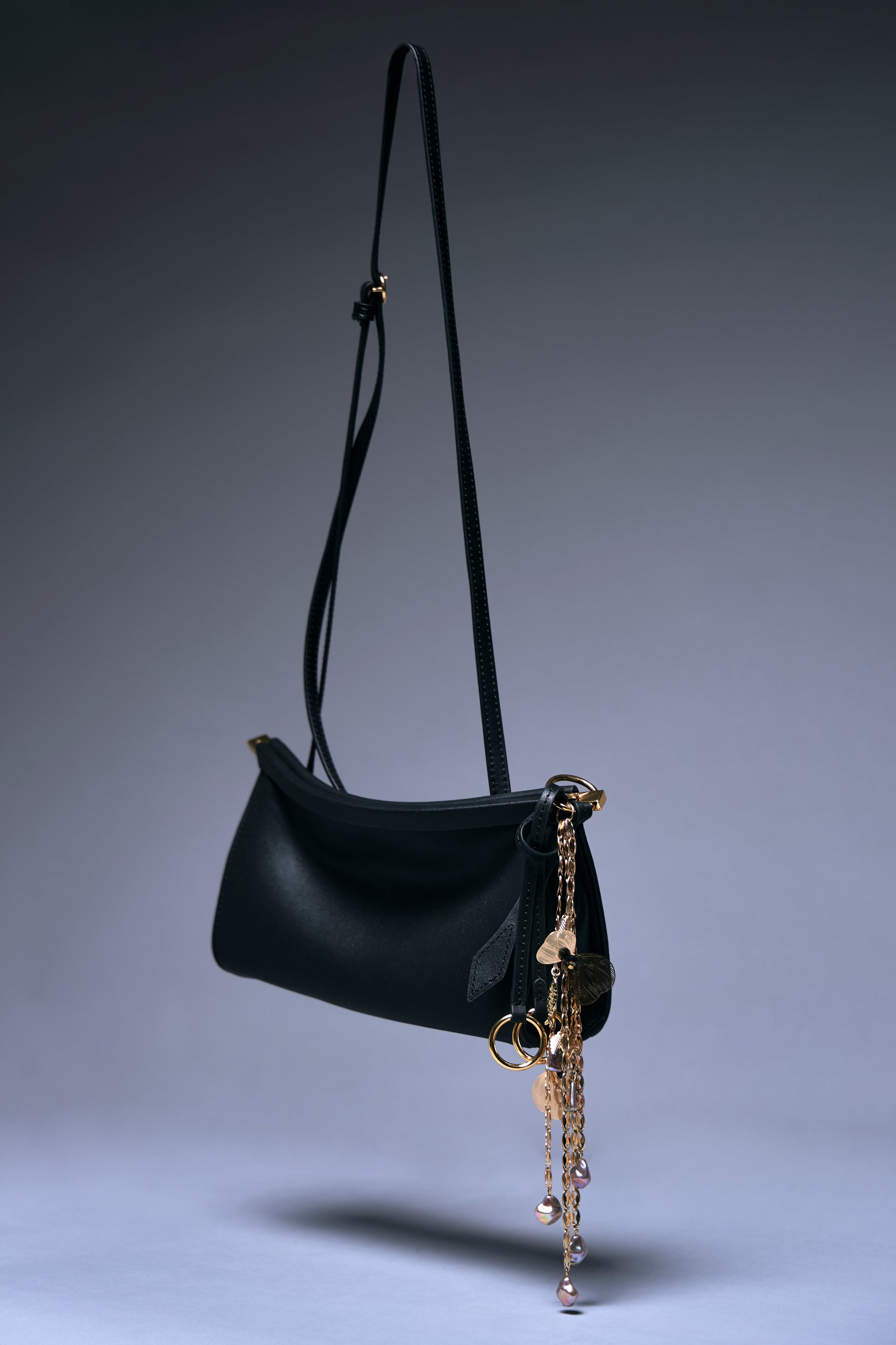 Noir Elegance Crossbody Bag