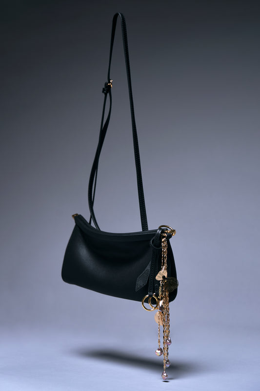 Noir Elegance Crossbody Bag