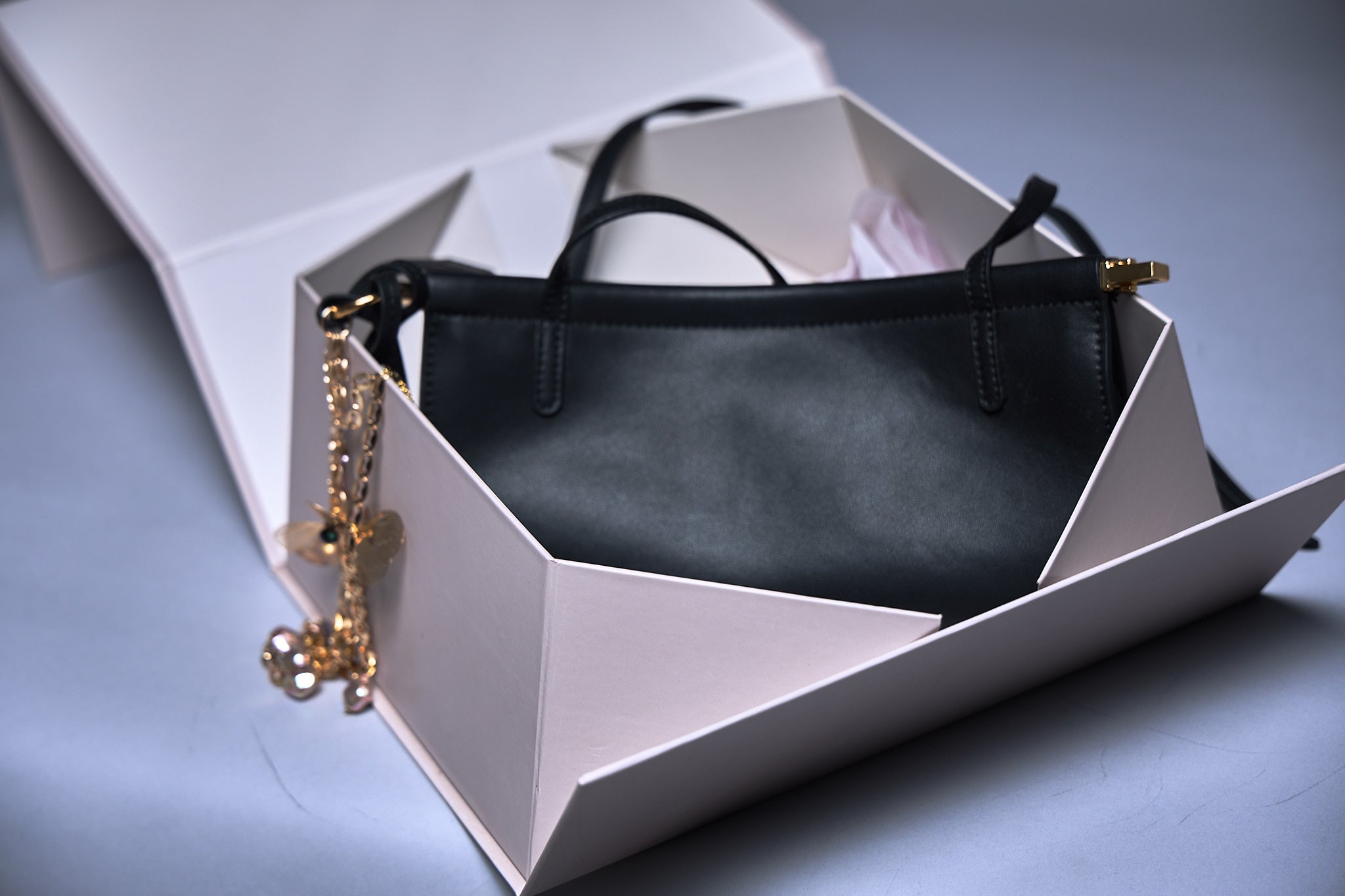 Noir Elegance Crossbody Bag