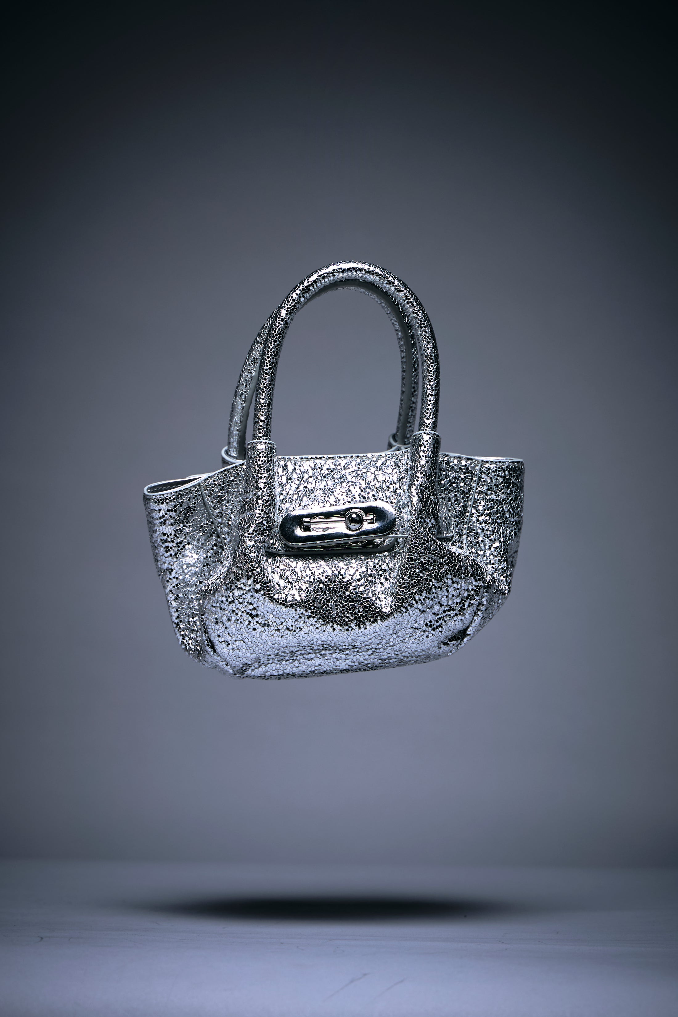 Moonluxe Metallic Leather Bag