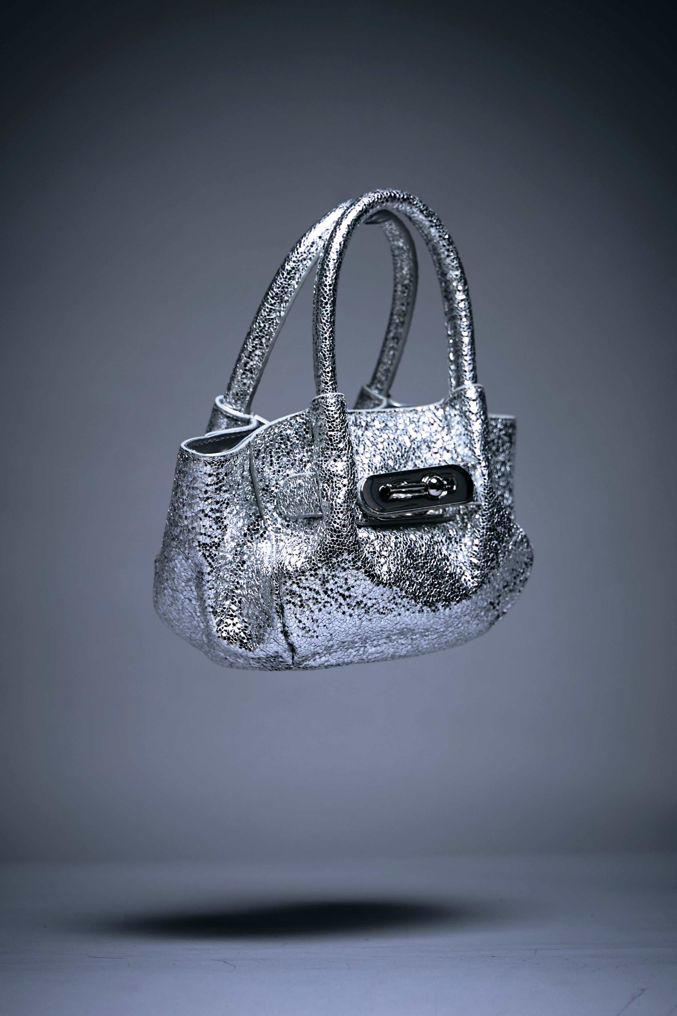 Moonluxe Metallic Leather Bag