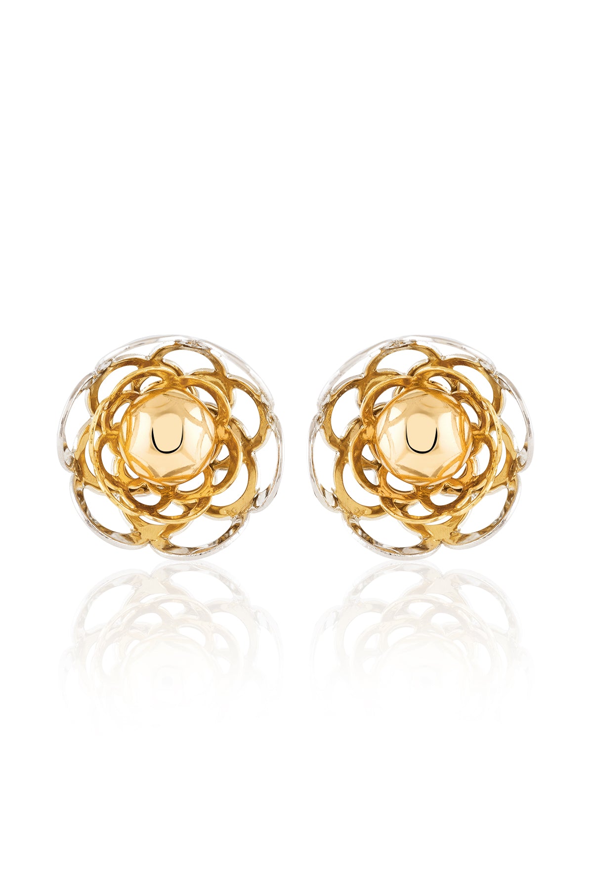 Fusion Flower Form Studs