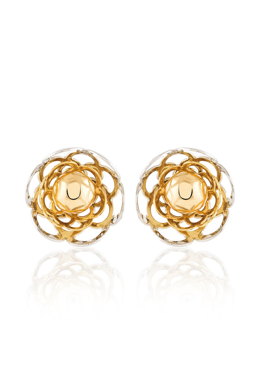 Fusion Flower Form Studs
