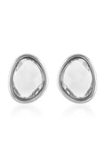 Load image into Gallery viewer, Luma Oval Crystal Studs
