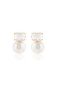 Load image into Gallery viewer, Pearl Prism Elegance Earrings
