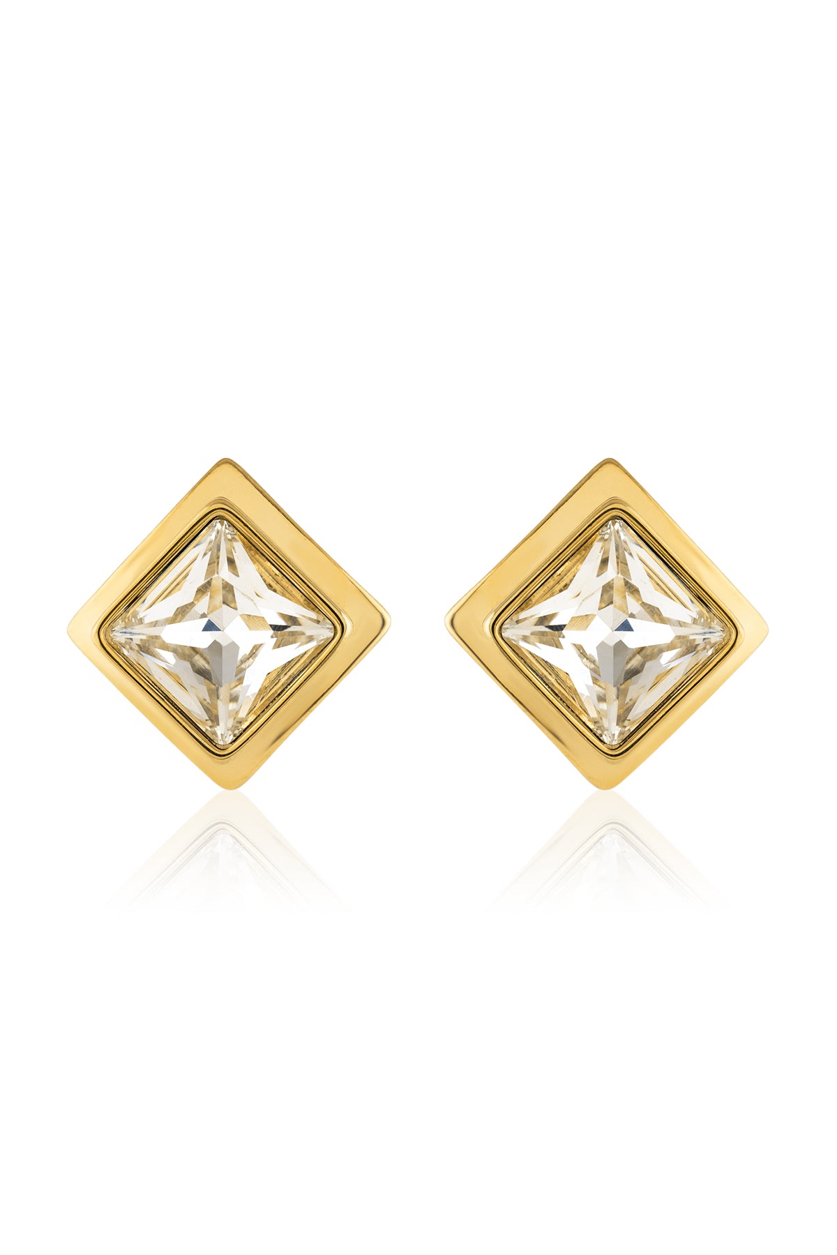 Gilded Shadow Square Studs