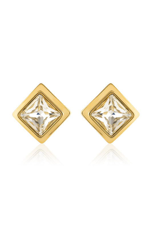 Gilded Shadow Square Studs