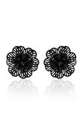 Load image into Gallery viewer, Eclipse Floral Crystal Studs
