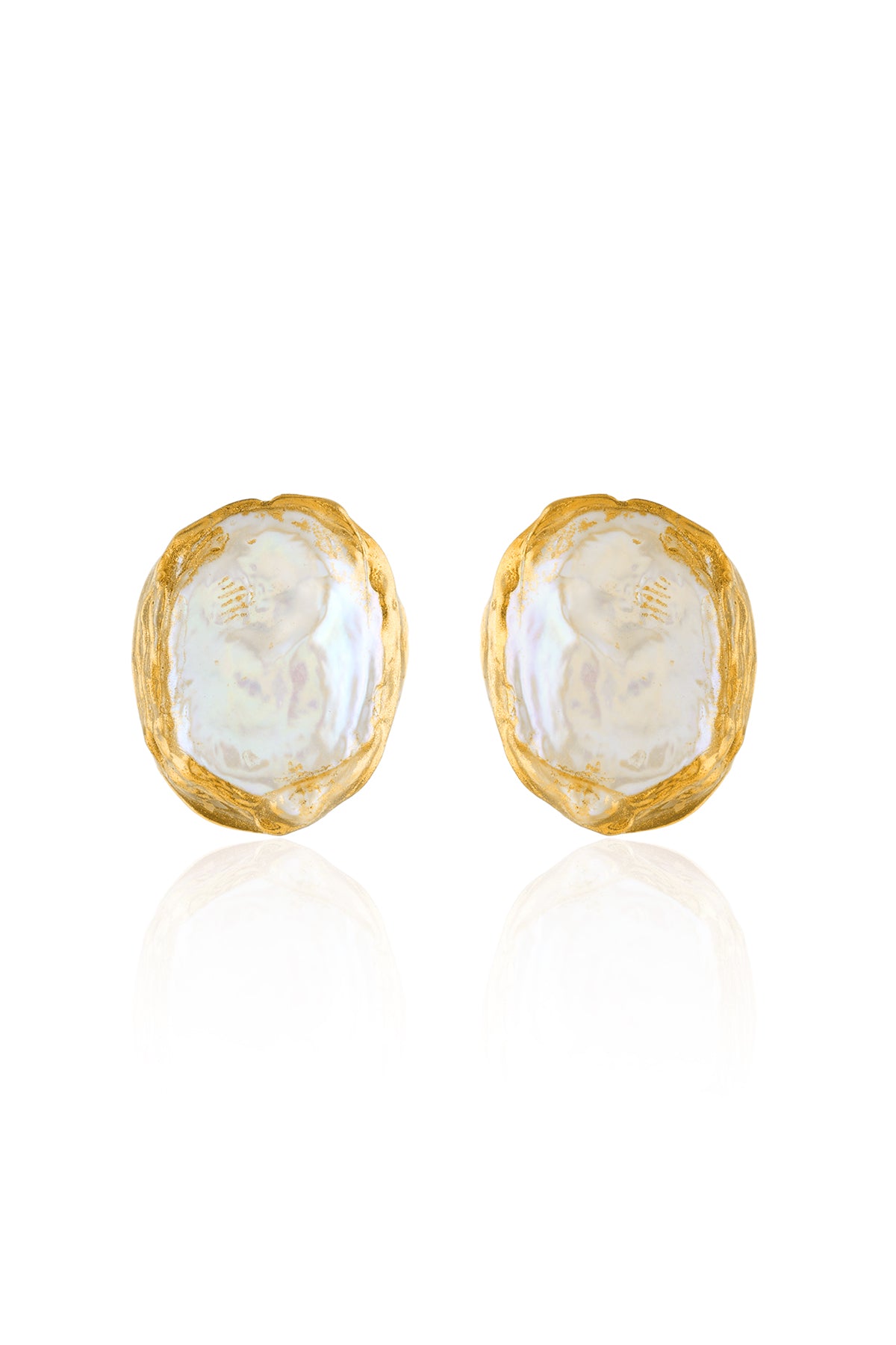 Elysian Baroque Pearl Studs