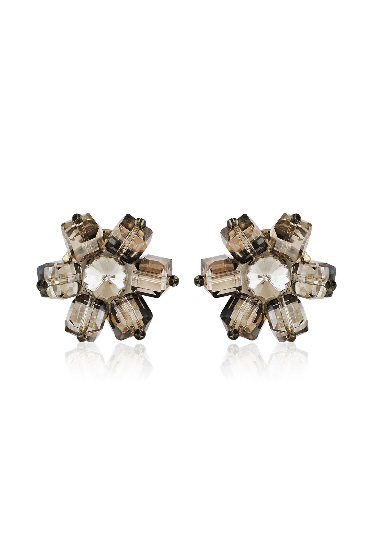 Luminous Flora Stud Earrings