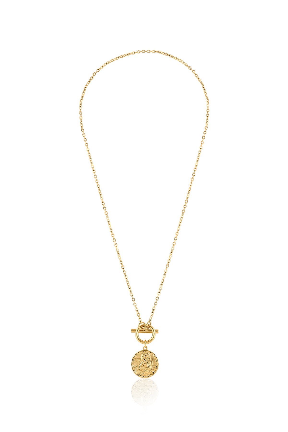 Imperial Coin Drop Necklace