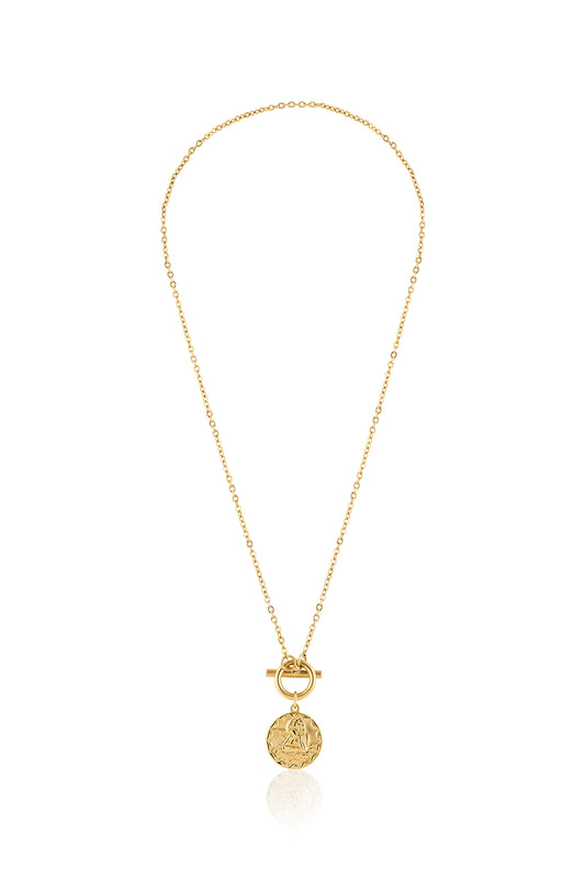 Imperial Coin Drop Necklace
