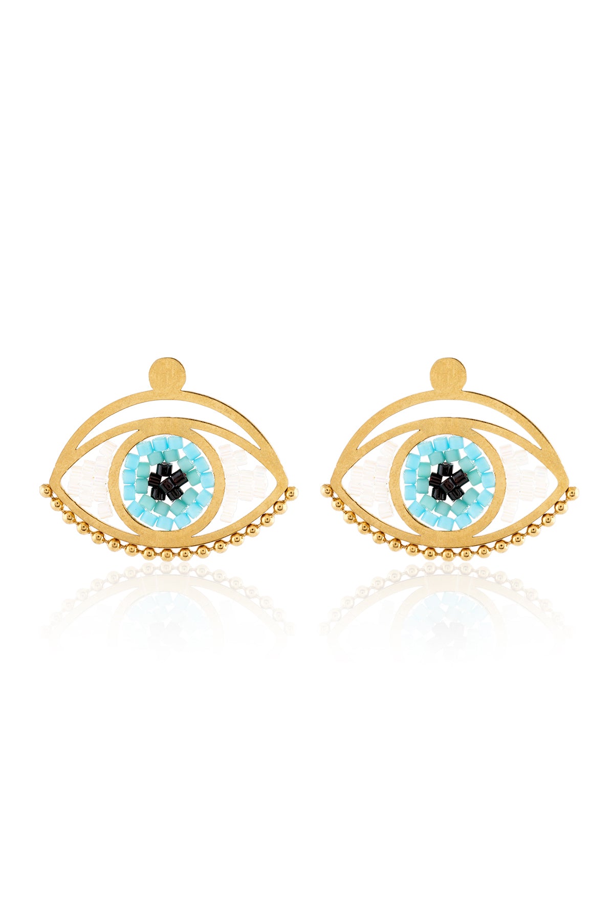 Aurelia Evil Eye Studs