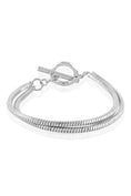 Load image into Gallery viewer, Silver Sync Dual-Chain Bracelet
