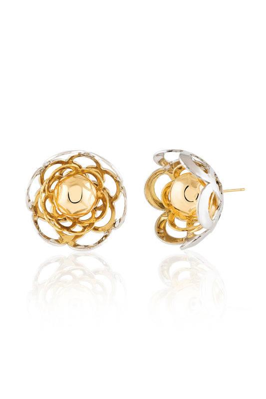 Fusion Flower Form Studs
