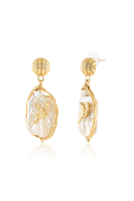 Golden Aviary Pearl Drops