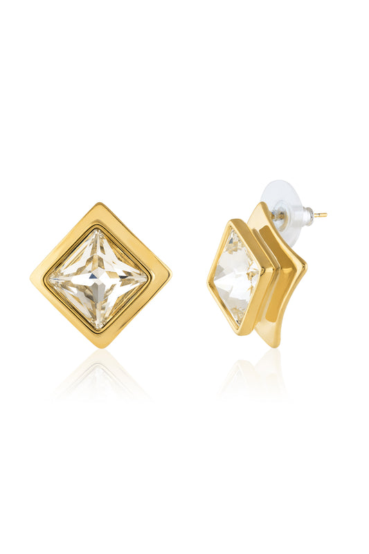 Gilded Shadow Square Studs