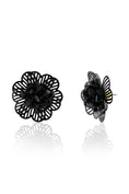 Load image into Gallery viewer, Eclipse Floral Crystal Studs
