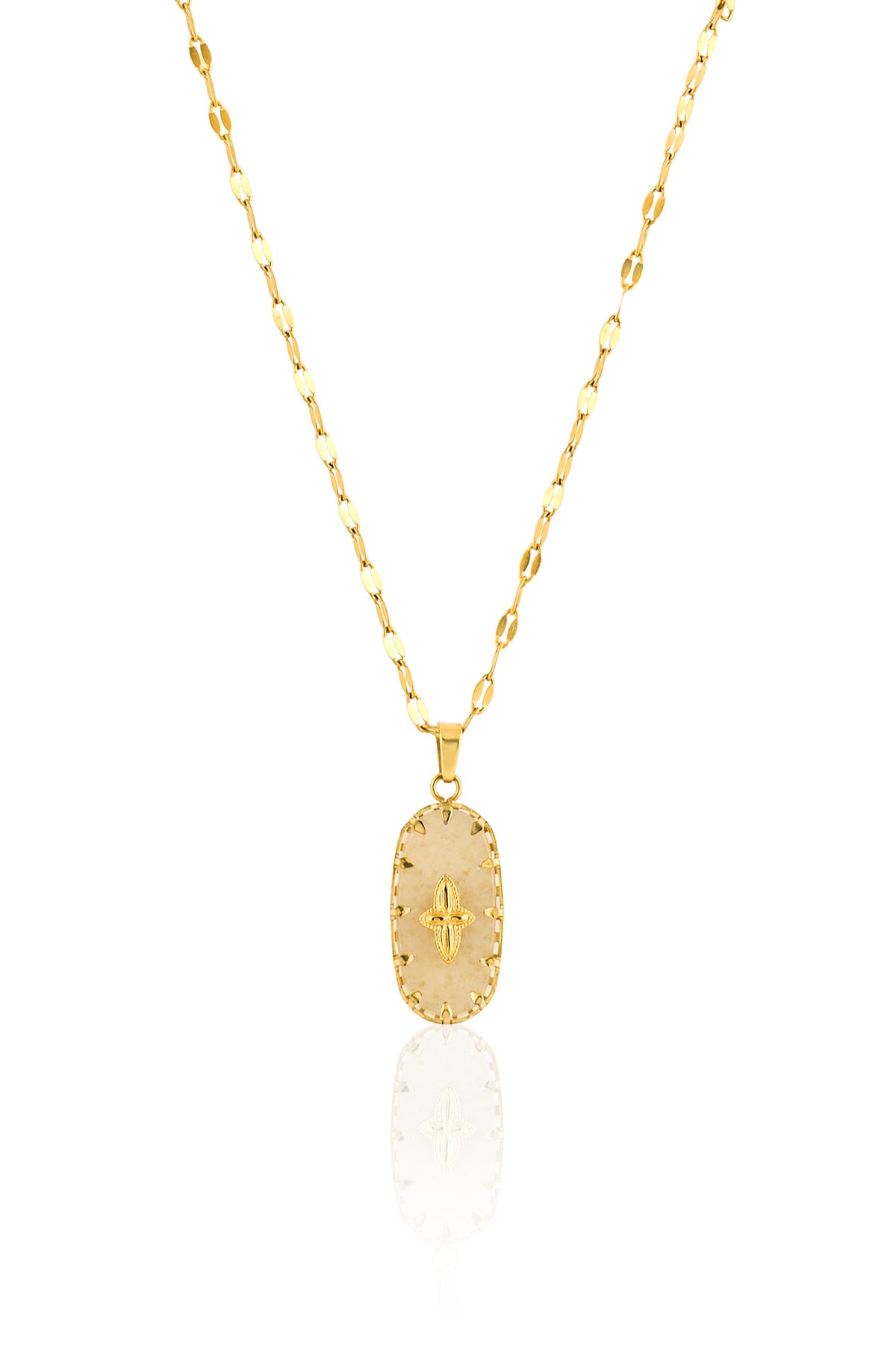 Lumina Cross Medallion Chain