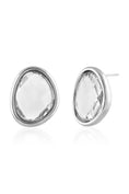 Load image into Gallery viewer, Luma Oval Crystal Studs
